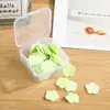Portátil Lavagem das mãos Tablet Sabonete Papel Estudante Crianças Descartáveis Viagem Mini Petal Sabão Tablet Box