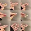 Brincos de franja de flor de alta qualidade, elegantes, de luxo leve, design de nicho, atmosfera requintada, brincos versáteis para celebridades da internet