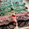 Gafas de subcultura Hello Kitty con lazo, montura redonda o cuadrada estilo ins, estampado de leopardo, lentes lisos, hacen que la cara se vea más pequeña y linda
