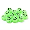 Accesorios de Joyería Hechos a Mano DIY 100 Piezas/Paquete Acrílico Colorido Cara Sonriente Convexa Cuentas Pulsera Cuentas Planas Redondas