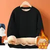 Moletom pesado de manga comprida para outono e inverno, camiseta masculina, peça básica lisa de corte solto, top de gola redonda, disponível em vários estilos, top de base