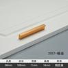 Ocari Aluminio Espacial Alargado Armario L7 Gabinete de Cocina Manija de Puerta de Gabinete Herrajes Dorados Negros Accesorios de Manija