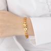 Novo estilo coreano ins fresco doce nicho flor borboleta pulseira de primavera feminina moda personalidade pulseira de aço titânio