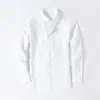 Camisa de Manga Larga para Hombre de Tela Oxford de Algodón Puro Estilo Coreano Moda Ropa Exterior