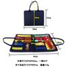 Tablero de fieltro para educación temprana de niños transfronterizos, juguete Montessori para bebés, entrenamiento de acción, bolso de vestir