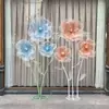 Flor Grande Flor Gigante Flor de Rede de Seda Adereços de Casamento Decoração de Janela Layout de Passarela Fundo de Transmissão ao Vivo Flor Artificial Flor Guia
