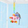 Juguetes para loros, juguetes para pájaros, juguetes masticables, juguetes de pelota, juguetes para aliviar el aburrimiento, juguetes interactivos, juguetes masticables duraderos, decoraciones para jaulas de pájaros, venta al por mayor transfronteriza