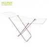 Perchero Plegable Simple de Pie para Ropa Interior Exterior Balcón Doble Barra Barra Secadora de Ropa Perchero Plegable Telescópico en Forma de X Venta al por Mayor