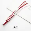 Cordón trenzado anudado de bloques de color, Colgante para bolso, Llavero, Accesorios de cuerda decorativa hechos a mano para bricolaje, Venta al por mayor desde el fabricante