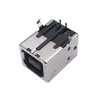 Base tipo USB B plugue horizontal 90 graus placa de circuito pé dobrado B fêmea Porta Quadrada BF conector soquete Interface de Impressora