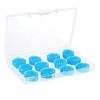 Paquete de 12 Tapones para Oídos de Silicona Grandes para Adultos para Dormir, Especiales para Dormir, Súper Aislantes de Sonido, Reductores de Ruido, Antirruido e Impermeables