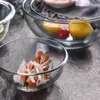 Fenix Cuenco de Cristal Templado Cuenco para Sopa Cuenco para Postre Cuadrado Cuenco para Ensalada de Frutas Vajilla Redonda Resistente al Calor
