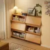 Mesa de Cabeceira de Madeira de Combinação Livre Armário de Armazenamento de Brinquedos Infantis Pequeno Estante Baixo para Quarto Suporte de Armazenamento de Cabeceira para Casa