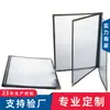 Menú Transparente Este Restaurante de Hotel PVC Menú de Hojas Sueltas Clip Ordenar Insertar Precio Removible Esta Cubierta de Concha