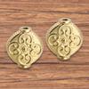 1 acero color oro acero inoxidable cuentas de agujero grande mariposa amor flor cuentas accesorios de joyería hechos a mano con cuentas