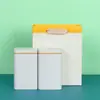 Latas de té de 125g al por mayor caja pequeña de hojalata metálica para té Envases para té negro té verde té blanco latas de hierro vacías