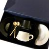 Nuevo Juego de Tazas de Cerámica Retro Taza de Café Regalo Souvenir para Recién Casados Par de Tazas Caja de Regalo Exquisita