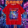 Restaurante da Suzy Pizzy S Parlor camiseta infantil de manga curta para meninos verão estampada infantil de meia-manga moderna