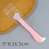 Pincel de Silicona Doble Cabeza para Enmascarar Varilla Mezcladora Raspador de Ajuste de Película Cuchillo Cabeza Suave Suministros de Pinceles para Salón de Belleza Herramientas de Spa Pincel Cosmético