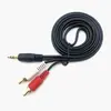 Divisor de Audio para Cable AV de 3.5mm a Doble RCA para Conectar Teléfonos Móviles, Computadoras, Altavoces y Monitores