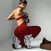 Macacão All-In-One de Secagem Rápida Europeu e Americano Roupa de Yoga Justa Alça no Pescoço para Aerial Costas Bonitas Sexy Esporte Fitness Feminino Alta Elasticidade