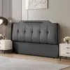 Respaldo de Madera Maciza Acolchado Suave para Cabecera 2025 Nuevo Estilo Moderno Simple Accesible Lujo De Pie Panel Trasero Ultradelgado Pieza Única Compra Individual