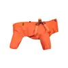 Bestseller transfronterizo: impermeable de cuatro patas para perros pequeños y medianos, se puede sujetar a la correa, chaqueta impermeable para mascotas, ropa reflectante para exteriores
