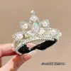 Tiara de Coroa de Pérolas para Crianças, Presilha de Cabelo de Princesa para Meninas, Ferramenta de Penteado Coque para Meninas, Presilha de Rabo de Cavalo, Grampo de Cabelo, Acessório de Cabelo