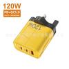 Cargador Múltiple Acc 5V2A12W Adaptador de Corriente Qc3.0 Carga Rápida 45W Cargador de Teléfono Móvil Compatible con Apple