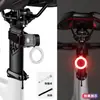 Luz trasera de bicicleta recargable por USB luz de advertencia para ciclismo nocturno en bicicleta de montaña bicicleta de carretera ciclismo luz ambiental de estrellas de alto brillo
