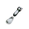 Cuchara de lingote de plata para niños de acero inoxidable de grado alimenticio 316, linda cuchara de dibujos animados, cuchara especial para comer para bebés, vajilla