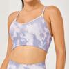 En stock nuevo DARCSPORT cabeza de lobo estampado digital europeo y americano para mujer fitness conjunto sin costuras de sujetador shorts pantalones