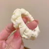 Bandas elásticas lisas versátiles en tonos marrones, alta elasticidad, estilo coreano simple, adecuadas para coletas altas y peinados de moño para mujeres