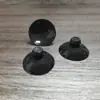 25mm2.5cm Cabeça de Cogumelo Preta Ventosa PVC Brilhante Preto Ecológico Base de Montagem a Vácuo para Carro Etiqueta Ventosa Acessórios