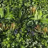 Acessórios de Planta Verde Simulada, Paisagismo com Flores Artificiais, Combinação de Paisagem de Grama Persa de Plástico, Decoração para Casa de Interior, Parede de Plantas Simuladas