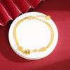 Pulsera Seiko dorada femenina cobre chapado en oro llave hueca moneda de cobre moneda de cobre joyería accesorios de joyería venta directa de fábrica al por mayor