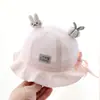 Gorro de Bebé Primavera y Otoño Gorro de Pescador para Bebé Lindo Estilo Extranjero Tesoro Femenino Sombrilla Sombrero Protector Solar Delgado Súper Lindo Edad de Pocos Meses