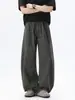 Calça de Trabalho Americana Cleanfit Masculina 2026 Nova Marca Tendência Solta Reta Retrô Perna Larga Versátil Casual