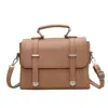 Celebridade da Internet Cor Sólida Popular Bolsa Pequena 2023 Nova Moda Nicho Simples Estilo Coreano Retrô Ombro Feminina Pequena Quadrada