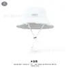 Chapéu de pescador estilo dopamina para mulheres, primavera/verão, lavado, aba larga, férias, borda desfiada, jeans, proteção solar, ao ar livre, caminhada