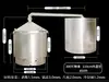 Equipo de preparación de aluminio dispositivo grande pequeño vapor fuego de leña dispositivo de vapor alcohol dispositivo de vapor alcohol para el hogar barbacoa alcohol dispositivo de alcohol asado tradicional