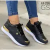 Zapatos deportivos de una sola capa talla grande para mujer 2023 otoño e invierno comercio exterior nuevo plataforma europea y americana base cordones frontales argan zapatos de mujer