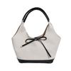 Bolso de mano de gran capacidad, novedad de verano 2024, estilo retro, de moda, para llevar debajo del brazo, informal, con textura, para el hombro, de lona.