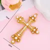 Acessórios de Joias de Liga de Metal DIY Transfronteiriços Pingente de Cruz Cravejado com Diamantes Pulseira Personalizada DIY Acessórios de Joias