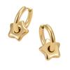 Sentido del Diseño Nicho Moda Acero Inoxidable Amor Hebilla de Oreja Anillo de Oreja Elegante Combinable Pendientes Viento Frío Joyería de Oreja Personalizada