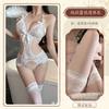 Body Strappy Slimming Hot Girl Renda Laço Semi-Doce Ajustado Pure Desire Temptation Lingerie 9029