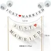 Fabricante de Bandeiras de Decoração para Festas de Casamento Balões de 36 polegadas Mr Mrs Bandeiras para Bolo Just Married e Guirlandas