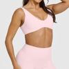Roupa de Yoga Nude Sutiã Esportivo Justo Feminino à Prova de Impacto Spinning Treino de Flacidez Fitness Sutiã de Yoga Colete Esportivo