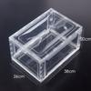 Caja de almacenamiento para zapatillas de baloncesto, transparente, para hombre y mujer.