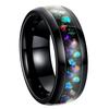 Anillo de titanio de 8 mm para hombre, joya de pareja, estilo estrella, para bodas, Amazon Europa y América, 2024